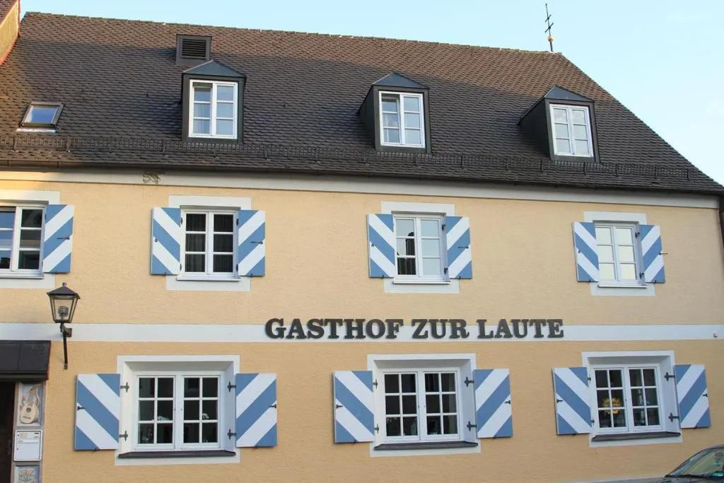 Hotel Und Gasthof Zur Laute ミンデルハイム エクステリア 写真